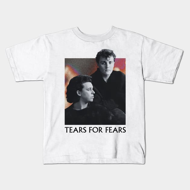 Vintage 80s Tears For Fears Kids T-Shirt by bambangbuta